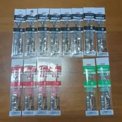 三菱鉛筆 uni ジェットストリーム ボールペン替芯 0.7mm 赤黒緑14本