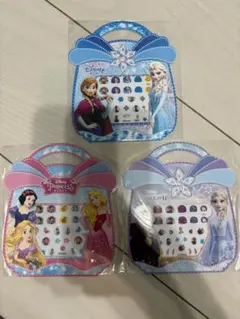 ディズニープリンセス ネイルシールセット　3個セット