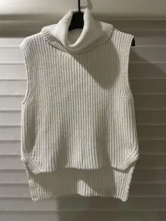 FRAYI.D ハイネックノースリーブニットPO Fサイズ