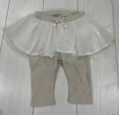 プティマイン　レギンス　チュールスカート　80cm