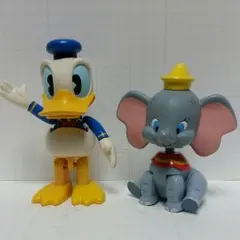 ディズニーキャラクタードナルドダック、ダンボフィギュアセットです。