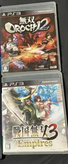 PS3 無双 OROCHI 2 戦国無双3empires 2本セット