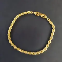 し*る様 18k チェーンブレスレット au750. b002 - メルカリ