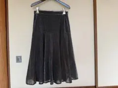 sekine 社交ダンス用スカート ラメブラック　Ｌ