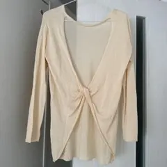 searoomlyn＊バックツイストデザインカットソー ライトベージュ♡のサムネイル