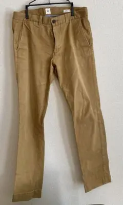 GAP ベージュ スリムフィットチノパン 30X31