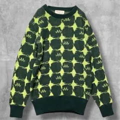 Munsingwear マンシングウェア　総柄ニット メンズM ニット　セーターのサムネイル