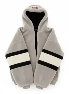 neos ルーズシルエットラインフードフリースボアブルゾン　XL