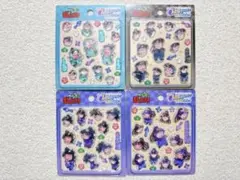 【忍たま乱太郎チェリジェムステッカー4点】キャラクターぷくぷくシール 64-67