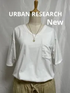 ♡新品♡ URBAN RESEARCH ホワイト Vネック ポケットTシャツのサムネイル