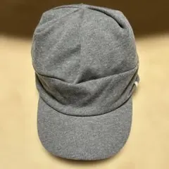 グレー フロント折り返しキャスケット