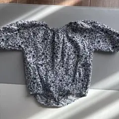 花柄ロンパース　70 韓国服