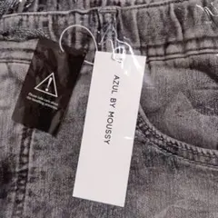 AZUL BY MOUSSY ブラック ストレートデニム Lのサムネイル