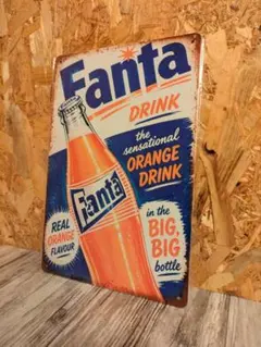 FANTA ブリキ看板 インテリア