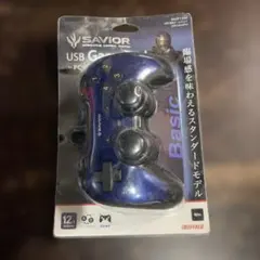 【新品】iBUFFALO USBゲームパッド ブルー BSGP1204 PC用
