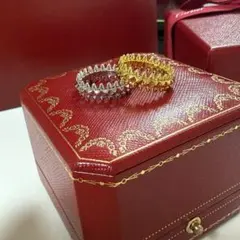 リング スパイク 指輪 ニッケルフリー 上品 高級感 12号相当 重ね付け