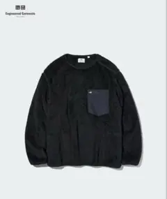 ★美品★ユニクロ　フリースプルオーバー　L ブラック