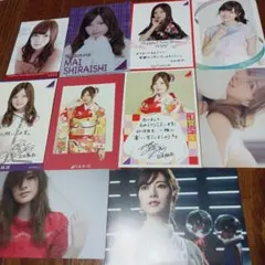 白石麻衣　乃木坂46　ポストカード　クリアファイル　ブロマイドなど　10点セット
