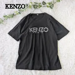 KENZO PARIS ケンゾー ロゴTシャツ 黒 半袖 メンズ コットン Lのサムネイル