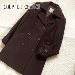 COUP DE CHANCE クードシャンス　アンゴラ　羊毛　コート　L