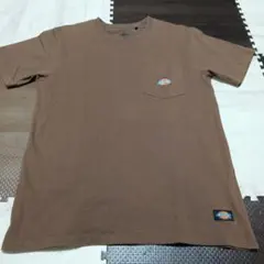 Dickies ブラウン ポケット付き Tシャツ Mサイズ