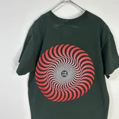 DWS バックプリント Tシャツ XL 黒 色流シ フェード Y2K - メルカリ