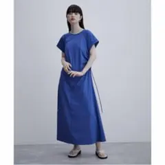 ADAM ET ROPE' FEMME ドロストギャザーワンピース