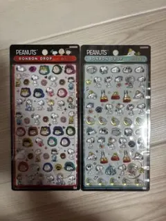 PEANUTS BONBON DROP ミニ　シール 2枚セット