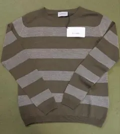 JOHN SMEDLEY LARCH STRIPED SWEATER Sのサムネイル