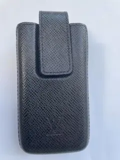 Louis Vuitton ブラックレザーポーチ