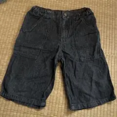110サイズ ダークグレー ハーフパンツ