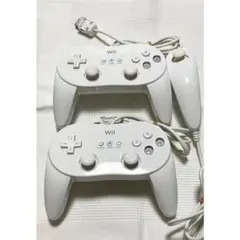 Wii クラシック コントローラー PRO 2個 ヌンチャク