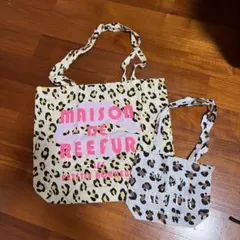 MAISON DE REEFUR エコバッグ 2点セット レオパード柄のサムネイル