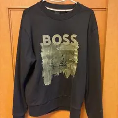 BOSS クルーネック スウェット ブラックのサムネイル