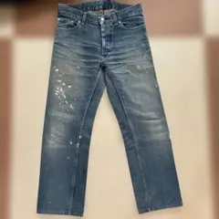 HELMUT LANG ヘルムートランペンキデニムジーンズ　サイズ29のサムネイル