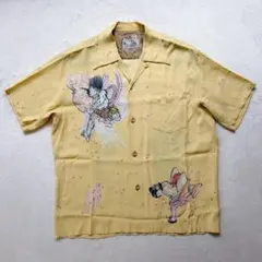 名作】サンサーフ ケオニオブハワイ 春一番 和柄 アロハシャツ XS 桜