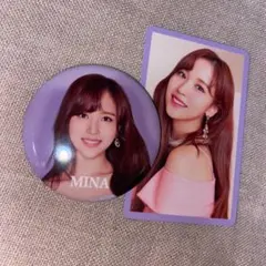 TWICE ミナ缶バッチトレカセット