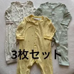 UNIQLO カバーオール ロンパース 3枚セット 80