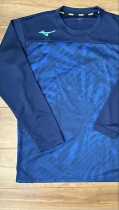 Mizuno ネイビー 長袖 Tシャツ　Sサイズ