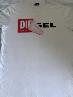 DIESEL Tシャツ ホワイト ロゴプリント