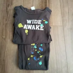 【中古品】WIDE AWAKE 長袖パジャマセット デビロック　150サイズ