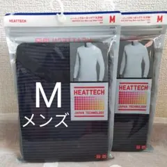 ユニクロ　ヒートテック クルーネックT　メンズ　Mサイズ 　２枚 　 j8u