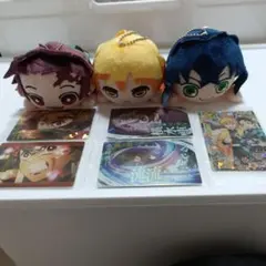 鬼滅の刃 ぬいぐるみ マスコット 3種セット