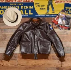 【#10265】伝説の27622モデル 茶芯馬革・A2フライトジャケット