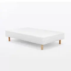 MUJI 無印良品の脚付マットレス　ポケットコイル（洗えるカバー　組み立て仕様）