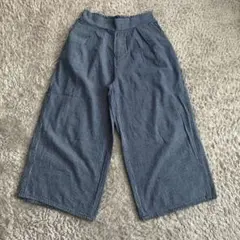 ストライプ ガウチョパンツ Mサイズ