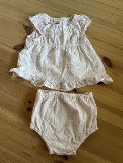 ♥美品♥ トップス ブルマ 上下セット80cm ピンクのサムネイル