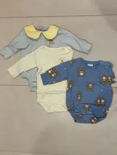 ロンパース　3点セット　70 バースデイ　アプレレクール　フタフタ