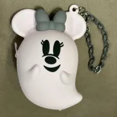 ディズニーハロウィーン2024 おばけ　バッグチャーム　ミニー