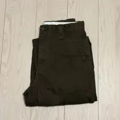 【ユニクロユー】ワイドフィットチノ　38DARK BROWN